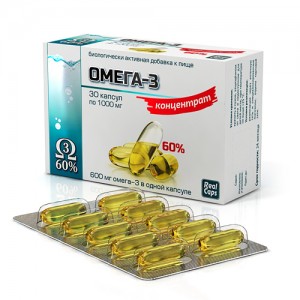 Омега-3 концентрат 60% капс.1000 мг №30. РеалКапс