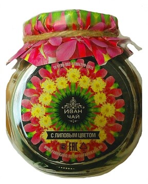 Иван-чай листовой ферментированный с липовым цветом "Северный чай" банка 50 г.