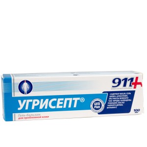 911: "Угрисепт®" гель-бальзам для проблемной кожи, 100 мл