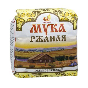 Мука ржаная цельнозерновая хлебопекарная, 1 кг, ТМ "Дивинка"